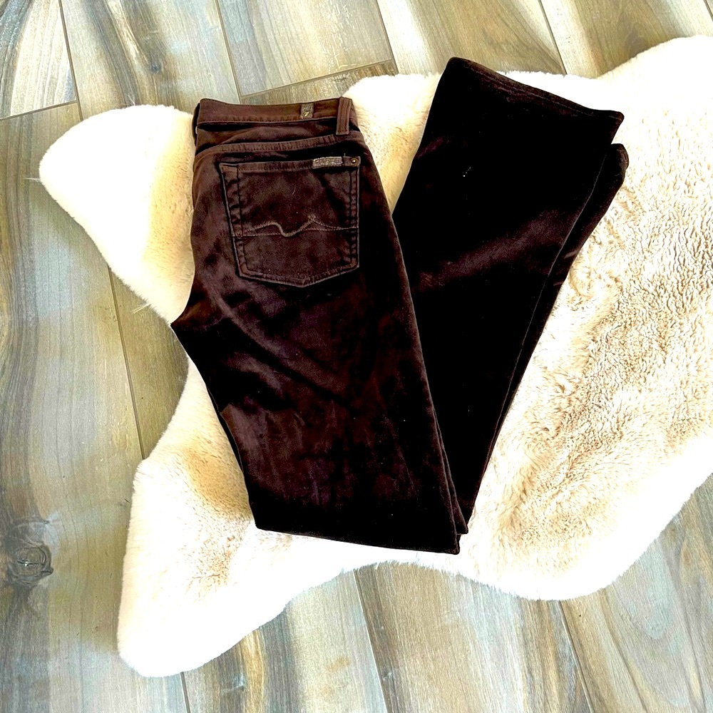 7 For All Mankind Women's Brown Jeans
